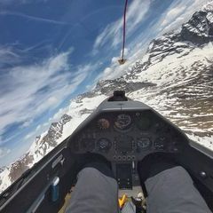 Flugwegposition um 13:36:14: Aufgenommen in der Nähe von Gemeinde Schmirn, 6154, Österreich in 2956 Meter